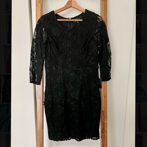 NWT Lulu’s All For You Black Lace Bodycon Dress
